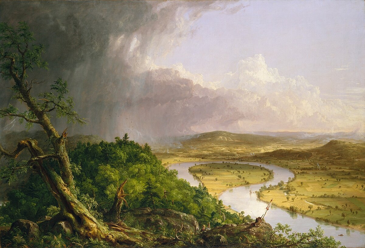 Thomas Cole's painting, "The Oxbow"