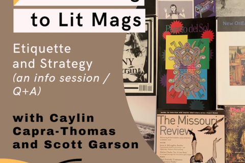 Flyer for Submitting to Lit Mags Event